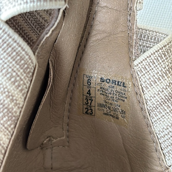 Sorel wedge sandals size 6 - Picture 6 of 8